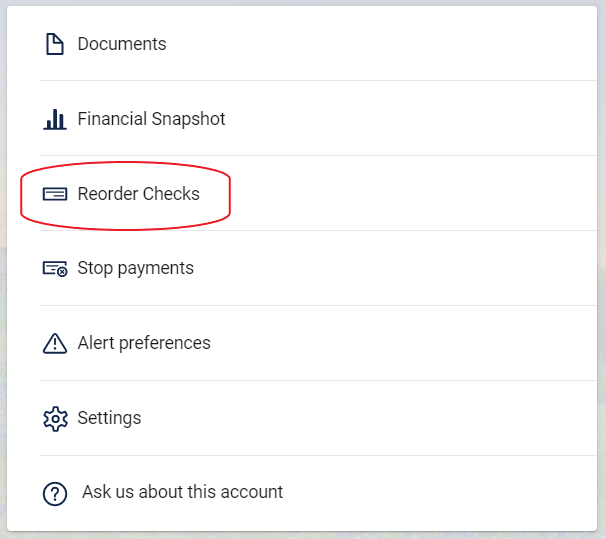 reordering checks