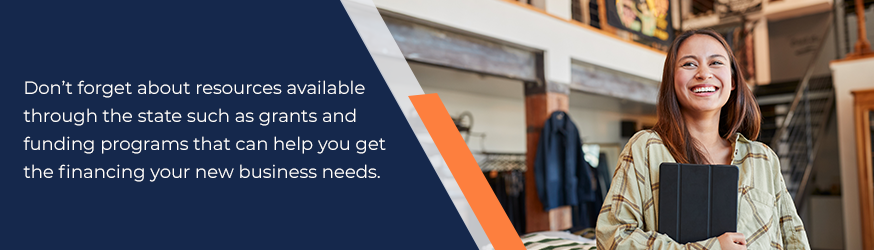 Don't forget about resources available through the state