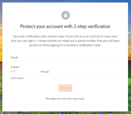 2-step verification example